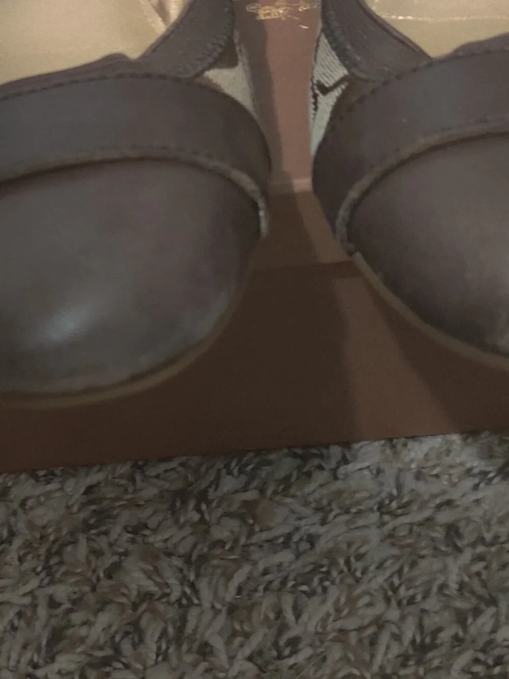 Coach Chestnut/Khaki Matte Calf Chelsey Flats Size 9M